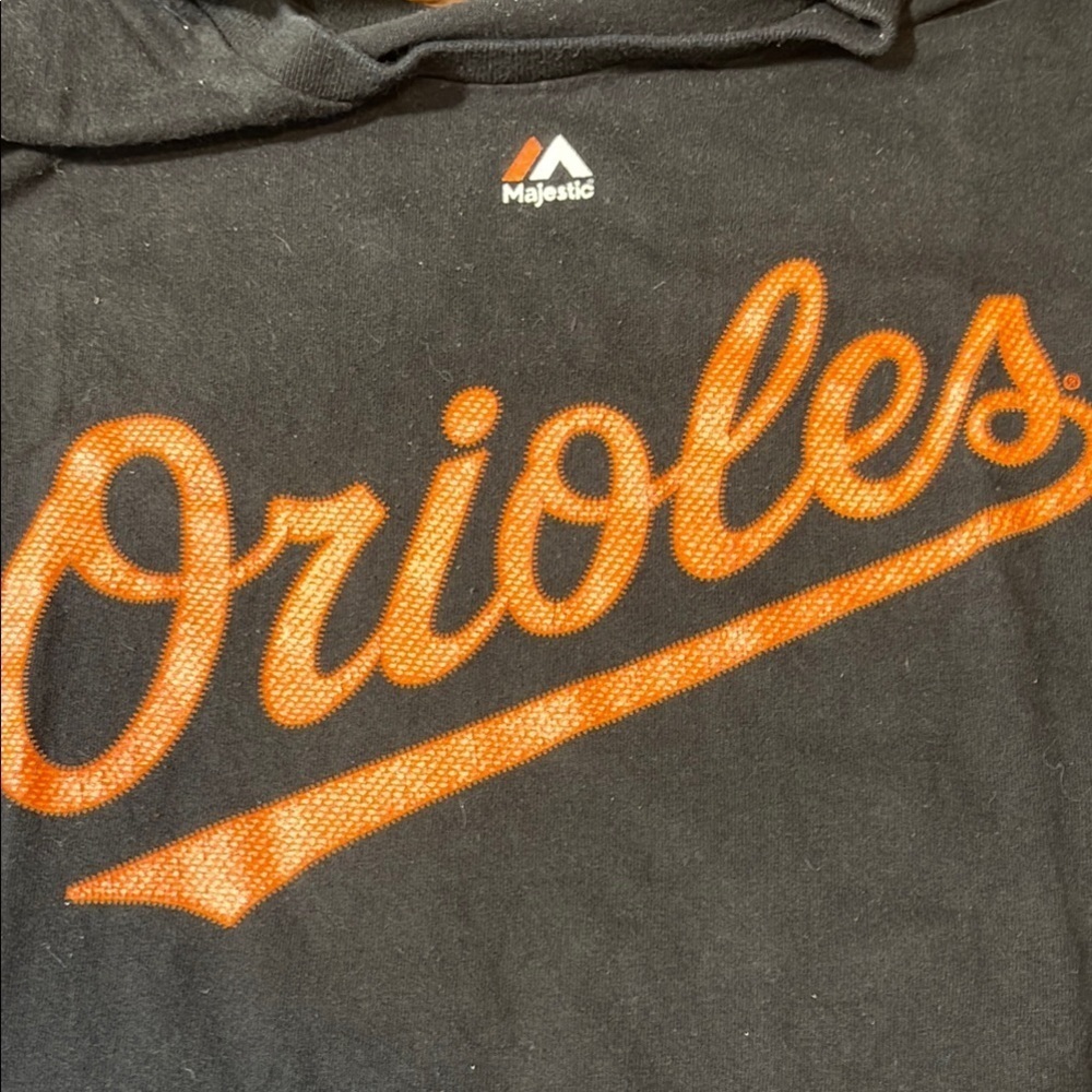 Black and Orange Sports orioles tshirt XXL
